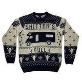 Itooh  Cross-border Supply of Pullover Knitwear Round Neck Jacquard Vintage Car Men's Christmas Sweater in Stock