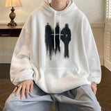 ITOOH Men's Clothing White Print Sweatshirts for Man Hoodies Graphic Hooded Designer Korean Style Low Price Streetwear Y2k Vintage