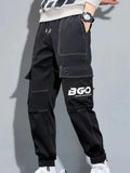 ITOOH Men's Cargo Pants Joggers Black Male Trousers Stacked Multipockets Multi Pocket Cheapest Cheap Big Size Slacks Korean Style Y2k