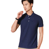 Itooh new summer men's T-shirt POLO shirt for young and middle-aged people, short-sleeved trendy business casual men's clothing