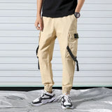 Itooh  Streetwear Y2K Cargo Pant Black Pants 2024 New Harajuku Fashion Casual Loose Men Rock Straight Wide Leg Pants Cotton