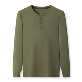 ITOOH Men's Spring/Autumn Pure Cotton Long Sleeve T-shirt Hoodie - Military Green/Red/Navy/Black Sizes M-4XL  Tops  Harajuku