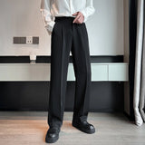 Itooh White Gray Black Suit Pants Men Slim Fashion Social Mens Dress Pants Korean Straight Pants Mens Office Formal Trousers M-3XL