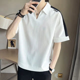 Itooh Tops Young Style Man Fashion Casual Men's Clothing  Loose Solid Pullovers Handsome Temperament T-Shirts Thin Spring Summer