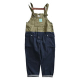 Itooh Workwear Jumpsuit Men's Suspenders Denim Trousers Europe American Tide Brand Workers Loose Casual Jeans Overalls High Street