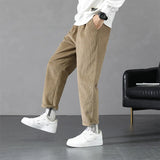 Itooh New Four Seasons Men Casual Pants Japanese Loose Straight Sports Pants Casual Ruffian Large Size Trousers Young Men Show Figure