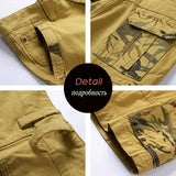 Itooh  New Summer Men Cargo Camouflage Shorts Mens Cotton Beach Multi Pocket Shorts Man Spring Casual Joggers Shorts Male Dropshipping