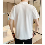 Itooh New Summer Fashion Letter Printed Simplicity Trend Men's Clothing American Style Vintage Casual Short Sleeve Polo Shirt