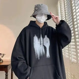 ITOOH Men's Clothing White Print Sweatshirts for Man Hoodies Graphic Hooded Designer Korean Style Low Price Streetwear Y2k Vintage