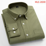 Itooh Spring and Autumn new style pure cotton oxford pocket long-sleeved men's shirt Japanese solid color fashion trend men's clothing