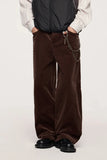 ITOOH Y2k Corduroy Cargo Loose Pants