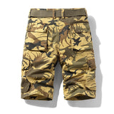 Itooh Summer Men's Casual Cargo Shorts Camouflage Pattern Straight Casual Short Pants 95% Cotton Crock Shorts Brand Clothes