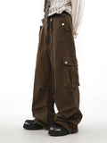 Itooh  Wide Cargo Pants Men Baggy Oversize Cargo Trousers Male Oversize  Loose Casual Streetwear Hip Hop Pocket Spring