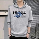 ITOOH Men's Clothing Print White Sweatshirts for Man Hoodies Hooded Graphic Winter Pastel Color One Piece Cheap No Brand Overfit Funny