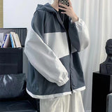 ITOOH Winter Outfits Men Hooded Spring Windbreaker Jacket