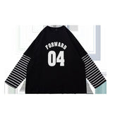 ITOOH 100% Cotton Men's Shirts Fake Two Pieces Oversized Fashion Streetwear Hip Hop Long Sleeve Tops Harajuku Male Tees