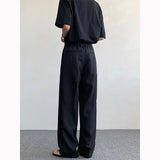 Itooh  Black Oversized Suit Pants Men Fashion Social Mens Dress Pants Korean Loose Straight Wide Leg Pants Mens Office Formal Trousers