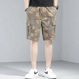 Itooh Camouflage Casual Men's Summer Fashion Cargo Straight Loose Trend All-match Thin Handsome Sports Style Korean Version Shorts