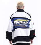 ITOOH Winter Outfits Men Motorsports Varsity Jackets