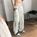 ITOOH Side Belt Detailed Baggy Cargo Pants