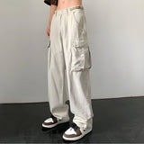 ITOOH Side Belt Detailed Baggy Cargo Pants