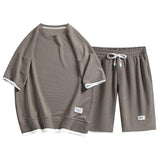 ITOOH Soft Boy Sweatshirt & Sweatshorts Two Piece Set