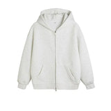 ITOOH Solid Color Hooded Sweatshirt