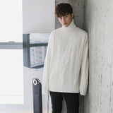 Itooh Thickened Twist Turtleneck Sweater