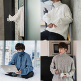 Itooh Thickened Twist Turtleneck Sweater