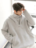 ITOOH Turtleneck Hooded Casual Sweatshirt