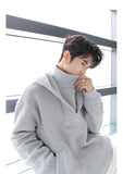 ITOOH Turtleneck Hooded Casual Sweatshirt