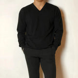 Itooh V-neck Long-sleeved Bottoming Sweater