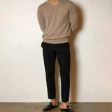 Itooh V-neck Long-sleeved Bottoming Sweater