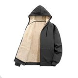 ITOOH Velvet Thickened Hooded Jacket