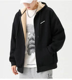 ITOOH Velvet Thickened Hooded Jacket