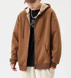 ITOOH Velvet Thickened Hooded Jacket