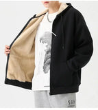 ITOOH Velvet Thickened Hooded Jacket