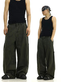 ITOOH Wide-Leg Cargo Pants