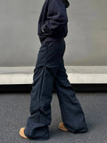 ITOOH Wide-Leg Casual Cargo Pants