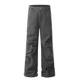 ITOOH Wide-Leg Casual Cargo Pants