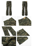 ITOOH Zipper Camouflage Cargo Pants