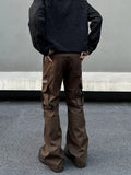 ITOOH Zipper Pockets Casual Cargo Pants