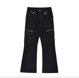 ITOOH Zipper Pockets Casual Cargo Pants