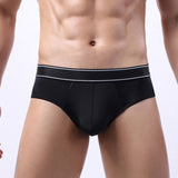 ITOOH Mens Ice Silk Briefs Bulge Pouch Underwear Male Breathable Underpants Man Comfortable Seamless Panties Man's Brief Knickers