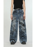 Itooh Heavy Design Graffiti Denim Suit