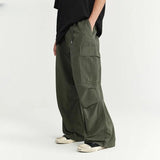 ITOOH Casual Wide Leg Cargo Pant