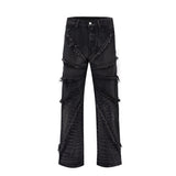 ITOOH Spider Black Denim Jeans