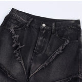 ITOOH Spider Black Denim Jeans