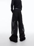 Itooh Flame Studded Metal Embellished Trousers