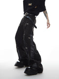 Itooh Double Adjustable Button Trousers